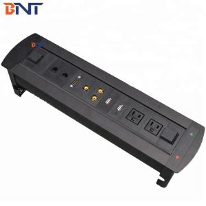 China USB / RJ45 / VGA Rotating Power Socket Tabletop Interconnect Box on sale China USB / RJ45 / VGA Rotating Power Socket Tabletop Interconnect Box on sale