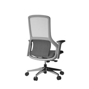 China Prolonged Mesh Office Revolving Chairs S Curved Shaped For Staff on sale