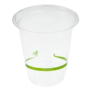 PLA Compostable Biodegradable Plastic Cups 12 Oz For Cold Drink