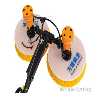 Extendable Rotating Solar Panel Cleaning Brush for PV Module Washer Pole and Clean Type