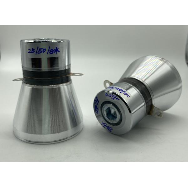 Heat Resistance 56mm Ultrasonic Cleaning Transducer Three Frequency 25k / 50k /