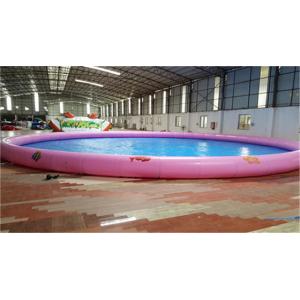 16mD Large Round 0.9mm PVC Tarpaulin Inflatable Swimming Pool For Outdoor Or