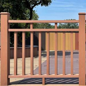 Fire Retardant WPC Hand Railing Wood Plastic Composite WPC Handrail