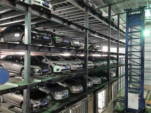 Wholesale Aisle Stack Car Parking System 6 Levels Steel Structure from china suppliers