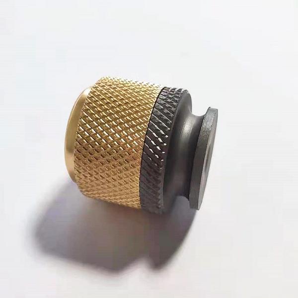 Finland Stylish Handles Kitchen cabinet pulls and handles Knurled Handle Brushed Brass Aluminum Door pulls