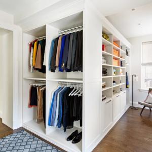 Custom Modern Style Bedroom Closet Wardrobe Moisture Resistance for End