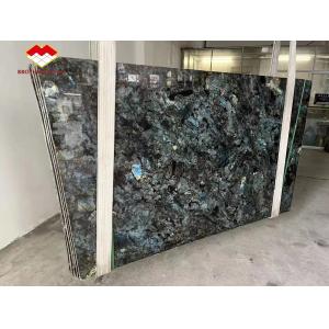 15-18mm Thickness Azul Bahia Marble Transparent Crystal Blue Onyx Marble Tile at