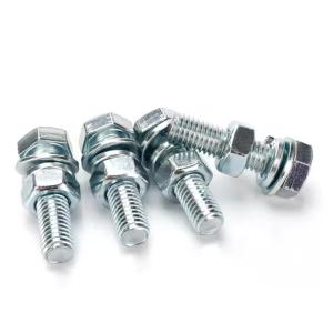 China M24 M40 Super Duplex Stainless Steel Heavy Duty Hex Head Bolt And Nut Washer  2507 2205 2507 904L on sale