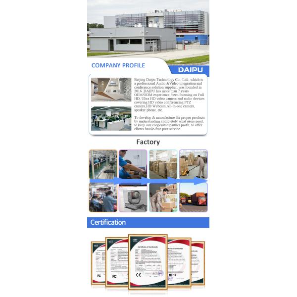 Live Streaming PTZ Camera for HD IP Broadcasting Auto Tracking Video Conference System
