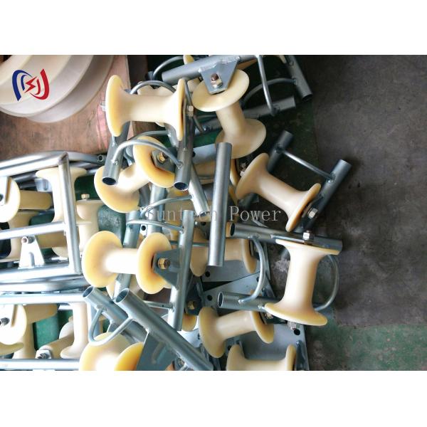 5KN 8.5KG Cable Ground Roller Steel Pipe Carrier Underground Cable Installation Equipment