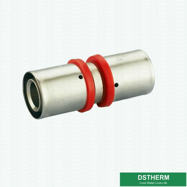 Customized Equal Threaded Coupling Compression Brass Press Union Fittings For Pex Aluminum Pex Pipe