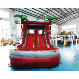 ROHS Palm Tree Inflatable Bouncer Slide Jumping Bouncy Castle