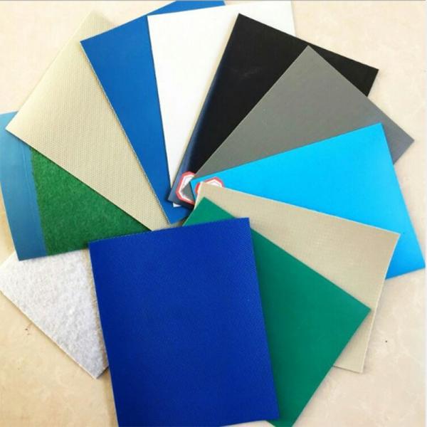 Fleece Back Type PVC Roof Sheet Waterproof Membrane Thickness 1.0mm-2.0mm Waterproof