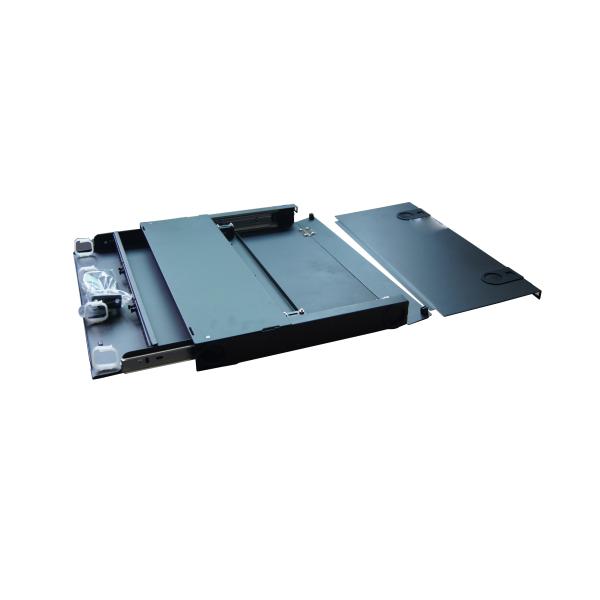 Quality FTTH FTTB 1U Sliding LGX Rack Mount Distribution Box for sale