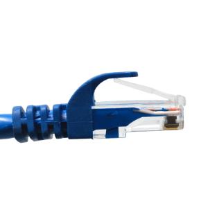UTP Cat5e RJ45 Ethernet Cable Solid Polyolefin Insulation Aluminum Mylar