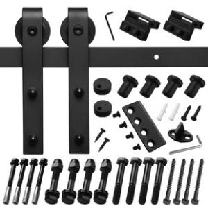 Wholesale 108 Inch 6.6FT 2 Meters Barn Gate Hardware Antique Sliding Barn Door Hardware Brass Bronze from china suppliers