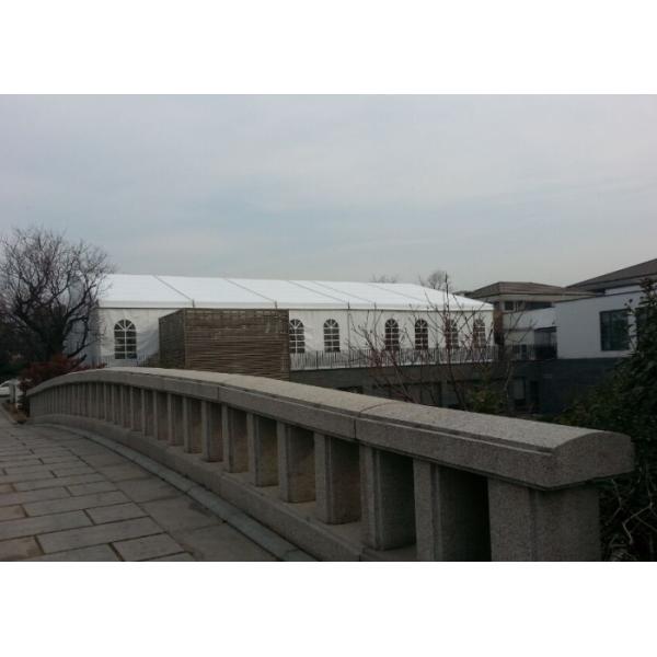 Big Outdoor Marquee Party Tents With Transparent Windows Elegant Appearance