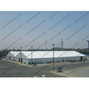 China Aluminum Frame Outdoor Warehouse Storage Tent With Sandwich / ABS Sidewalls on sale