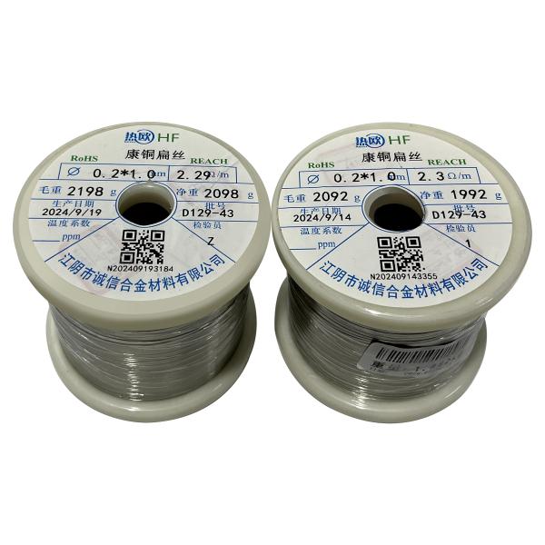 6J40 Constantan Flat Wire For Precision Electronics And Scientific Applications