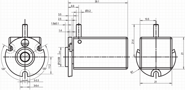 Stable High Speed Slip Ring IP54 IP65 With Multi Signal Hybrid Transmission