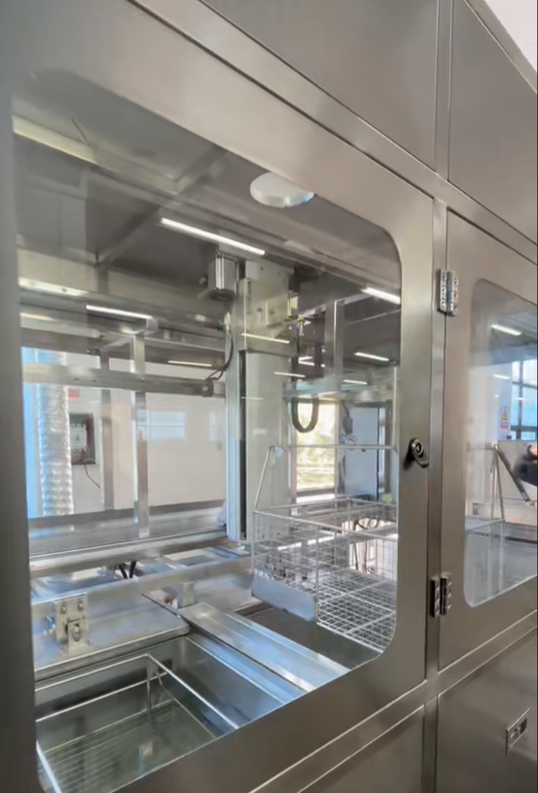 SME-3048 Pass Through Ultrasonic Cleaning Machine Automatic Loading And Unloading Hot Air Drying