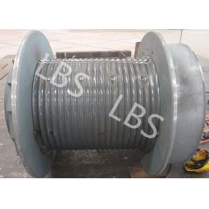 LBS Special Rope Groove Drum With Flange , Acid And Alkali Resistance