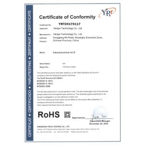 HX DRONE Technology Co., LTD Certifications