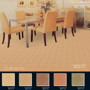 Luxury Hotel Decoration Carnival Wool Berber Carpet With 70% PE