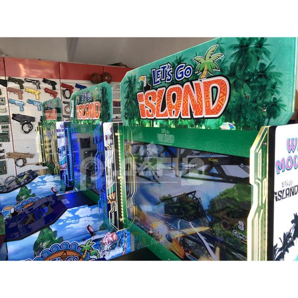 PlayFun New Design Let's Go to Island Classic Shooting Game Arcade Indoor Coin Gun Simulator Machine