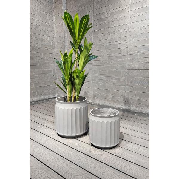Modern Durable Fiber Clay Planter Guaranteed 5-6 Years
