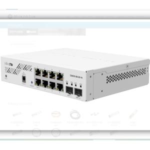 Wholesale Mikrotik CSS610-8G-2S IN Network Switch 8 Gigabit Ethernet Ports Managed VLAN Support from china suppliers
