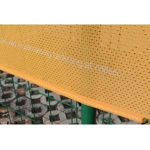 Perforated Flex Custom Mesh Banners Single Side Printing Inkjet Printing