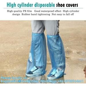 Boot And Shoe Covers 19 Inch Tall Extra Large Durable Water/Skid Resistant Long