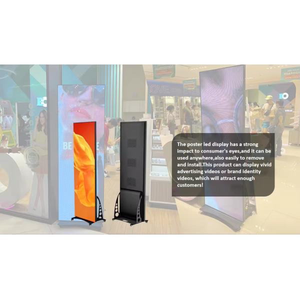 Led Poster Display P2.5 Indoor 640X1920 MM LED Poster Display Panel