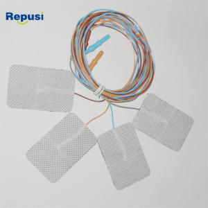 China EMG Ground Adhesive Electrode 60x40mm With 1.5m Lead Wire on sale