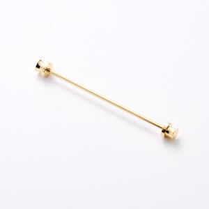 Wholesale Average Yellow Custom Metal Accessories Collar Pin for Luxury Men's Suit Collection from china suppliers