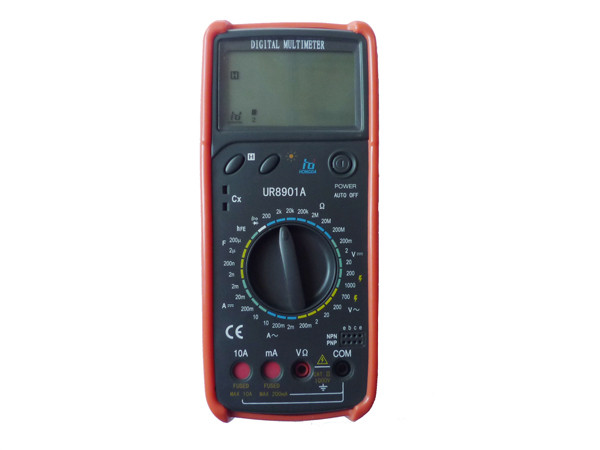 LCD Mechanical Protection DMM Digital Multimeter, Voltmeter Ammeter Ohmmeter