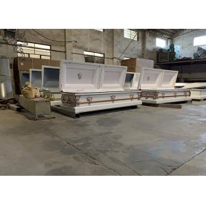 Rectangle Steel Casket Box For Professional Funeral Services