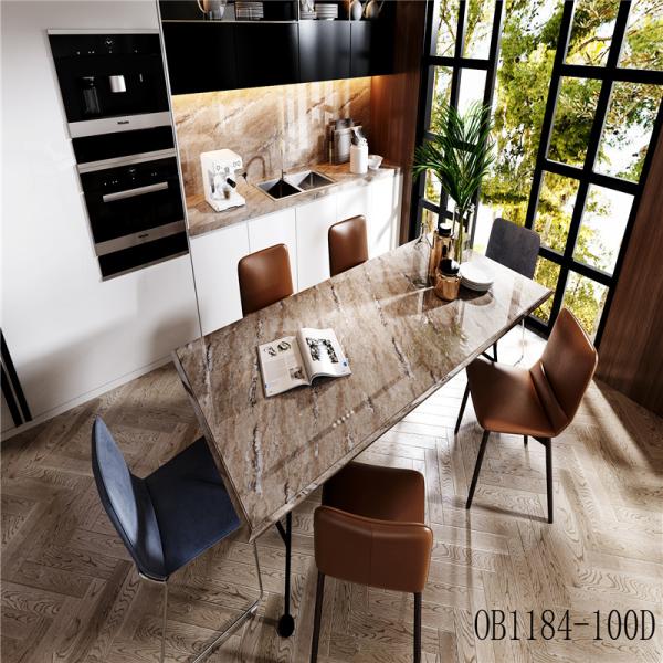 Marble Decorative Pattern Waterproof Oil Proof Wallpaper Self Adhesive Wall Coating for Home Decoration Roll Size 0.6m*10m