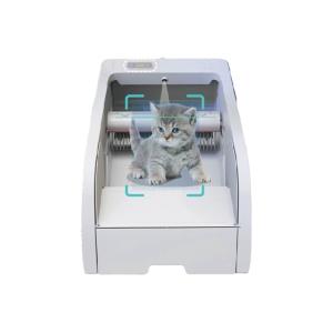 Automatic Pet Litter Box Self Cleaning WiFi Enabled App Control With Replacement