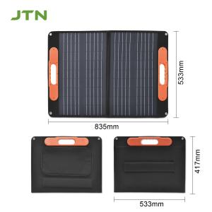 40W Monocrystalline Solar Panel Portable Charger Overlapping Custom