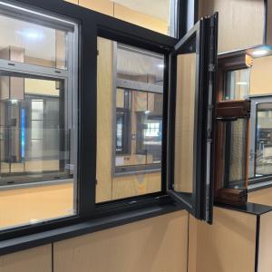 NFRC Certificated Modern Design Aluminum Casement Window with Powder Coating and