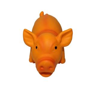 6 Inch Latex Pig Chewing Sound Latex Pet Toy For Aggressive Chewers