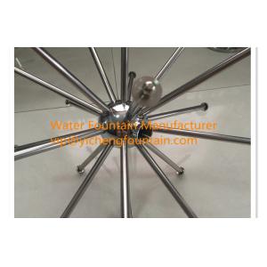 Dandelion Sphere Fountain Nozzle Heads With Chrome Fully SS Material 1.5" - 3"