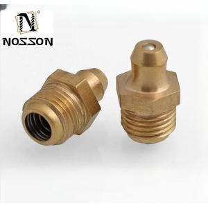 Customized Size White Zinc Plated Grease Nipple Fitting Straight Type for Pipe