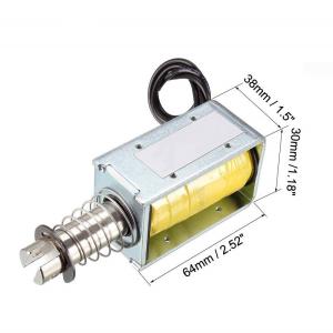 Open Frame Linear Motion Push Pull Solenoid Electromagnet DC12V 24V