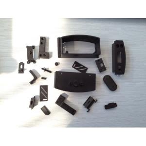 CNC Plastic Rapid Prototype Glossy Painting Black Plastic Machining