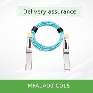 Buy cheap 100GbE QSFP LSZH Mellanox AOC Ethernet Cable MFA1A00-C015 15m from wholesalers
