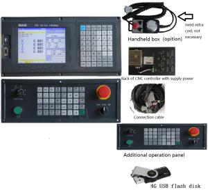 Wholesale Humane 4 Axis milling CNC Controller system with usb + dsp function , PLC ladder and ATC from china suppliers