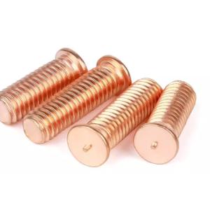 Wholesale High-Quality M12 &amp; M20 Brass-Plated Weld Stud Bolts with Nut and Washer T1 T2 T3 for Durable Metal from china suppliers